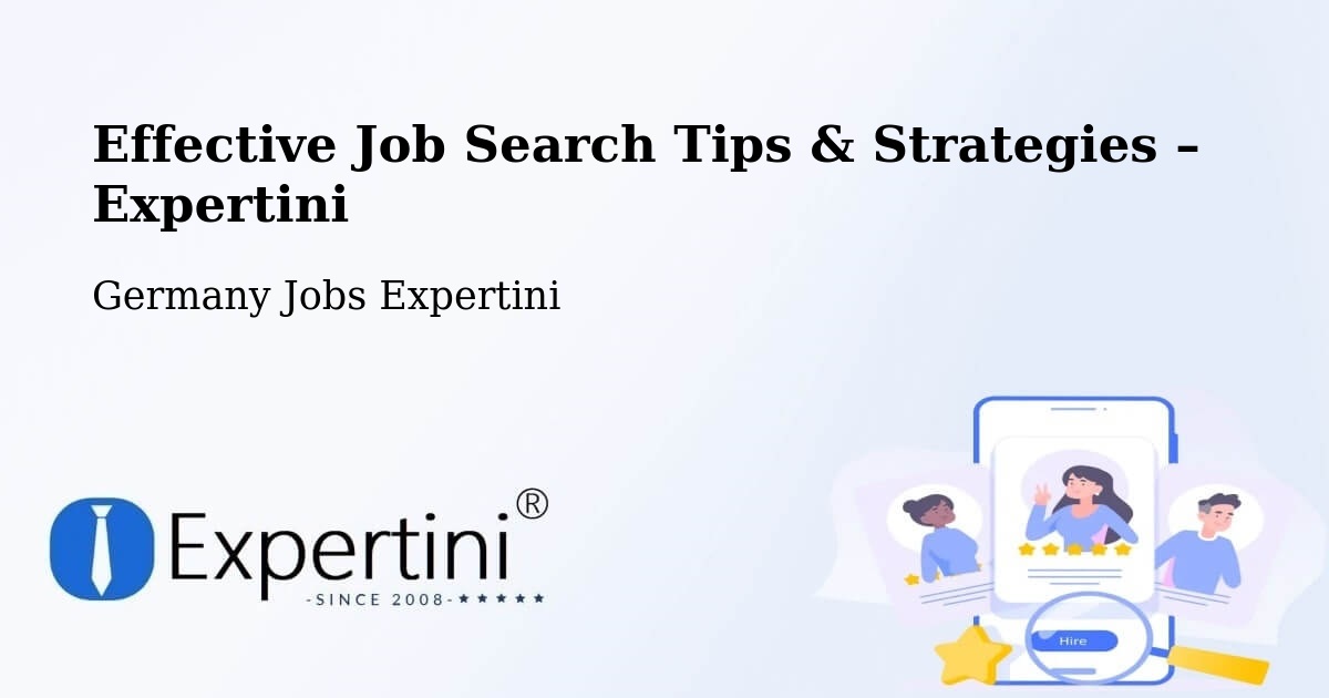 Job Search Tips & Strategies for Job Seekers – Werder - Werder, Germany Jobs Expertini